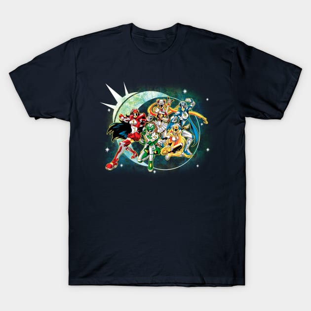 Sailor Rangers GO! T-Shirt by Stryderdesignz